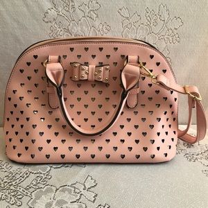 👛SOLD👛 Pink Heart Satchel Purse